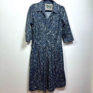 (B4) Samantha Sung Audrey 3/4 Sleeve Short Shirt Dress, Size‎ 8
